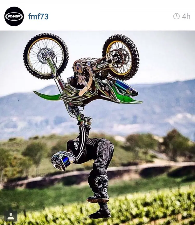 FMF Racing’s own Rich Kearns getting taking his bag of tricks to the next level. 