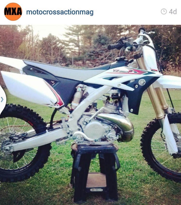 Aluminum frame YZ250 two-stroke? Yep, but only if they would put it in production.