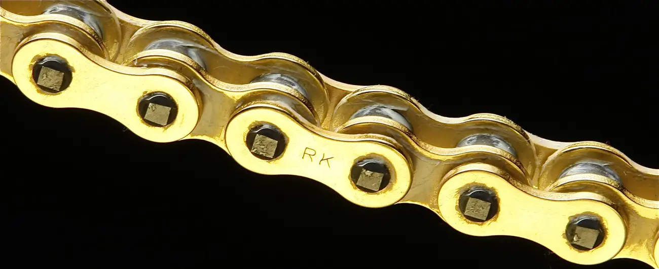 Size #420 X 100 Link Gold Chain Dirt Bike 