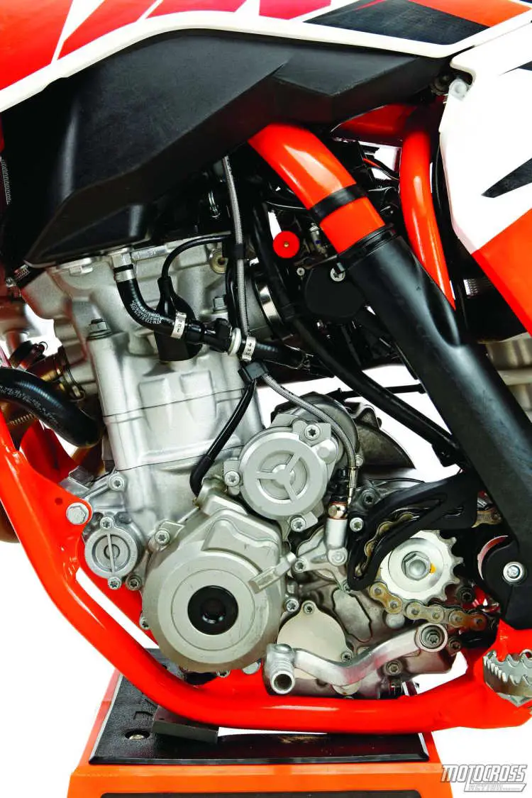 Powermonger: 2015 KTM 250SXF produserer mest hestekrefter i klassen. Det er også det vanskeligste å sykle.