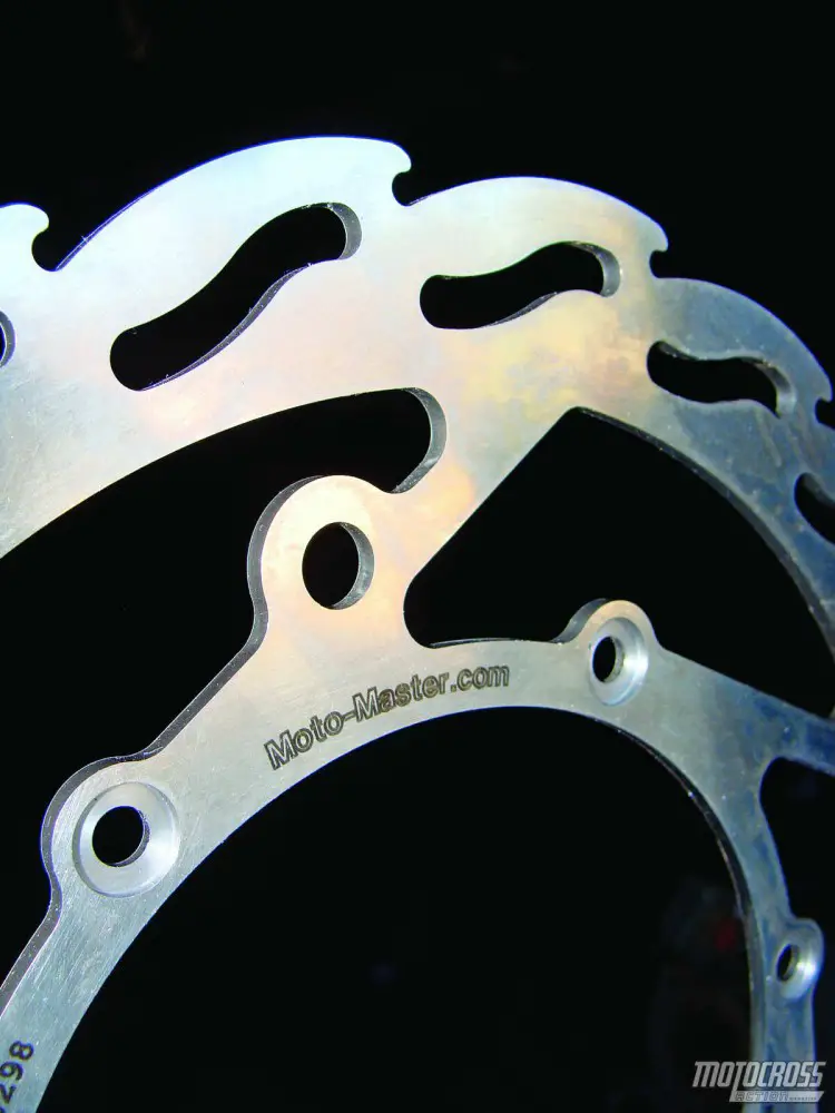 MXA TEAM TESTED: MOTO-MASTER FLAME BRAKE ROTORS - Motocross Action