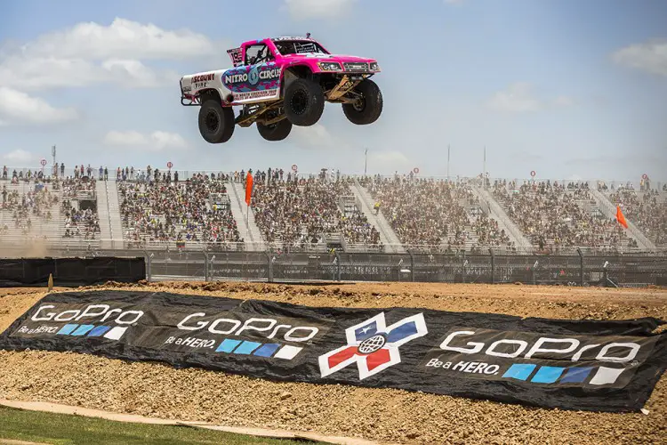 Travis Pastrana competes in Off Road Truck Racing at the X Games at Circuit of the Americas in Austin, Texas, USA on 06 June 2015. // Garth Milan/Red Bull Content Pool // P-20150608-00847 // Usage for editorial use only // Please go to www.redbullcontentpool.comfor further information. //