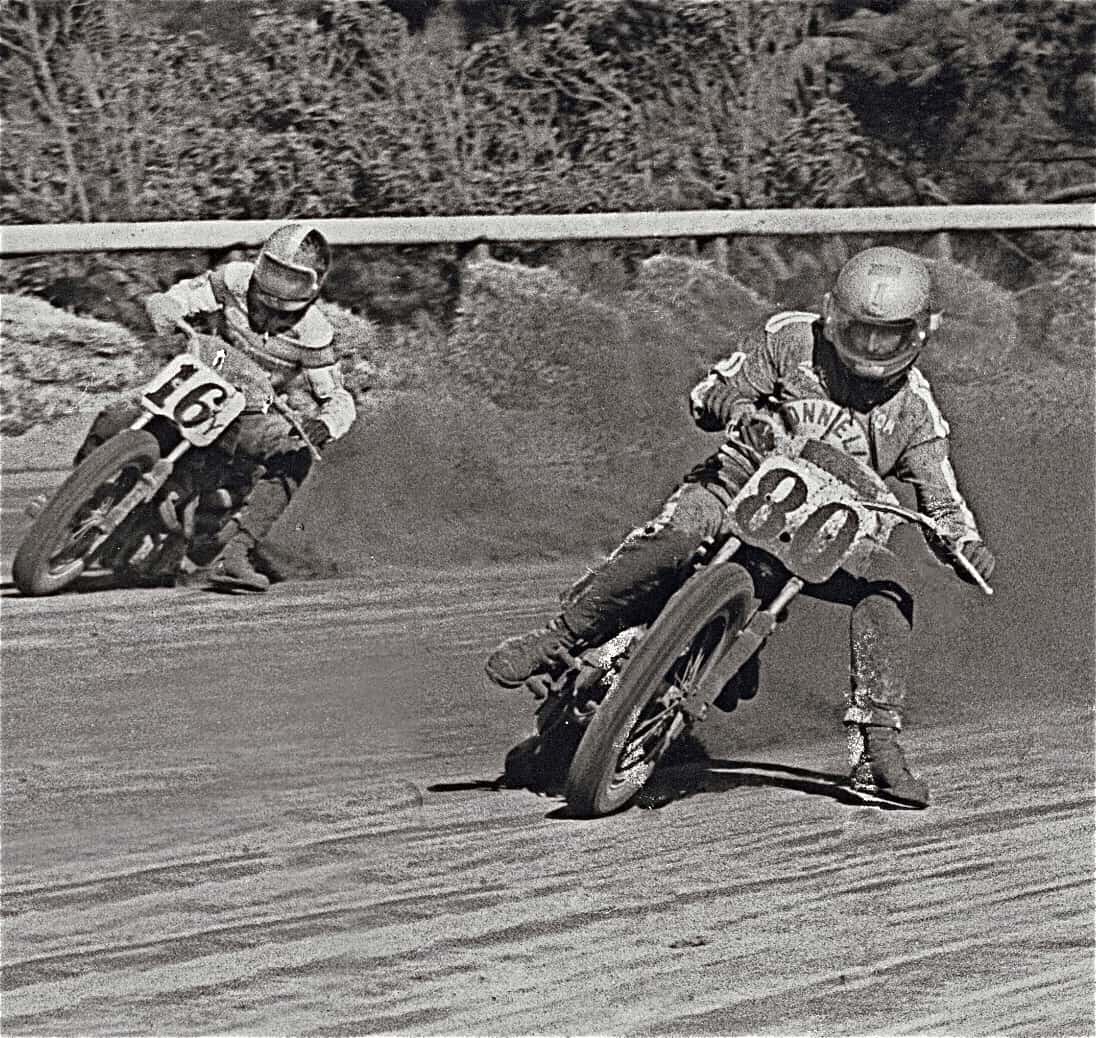 Tom (8) kilpailee Golden Gate Fieldillä jo vuonna 1974.