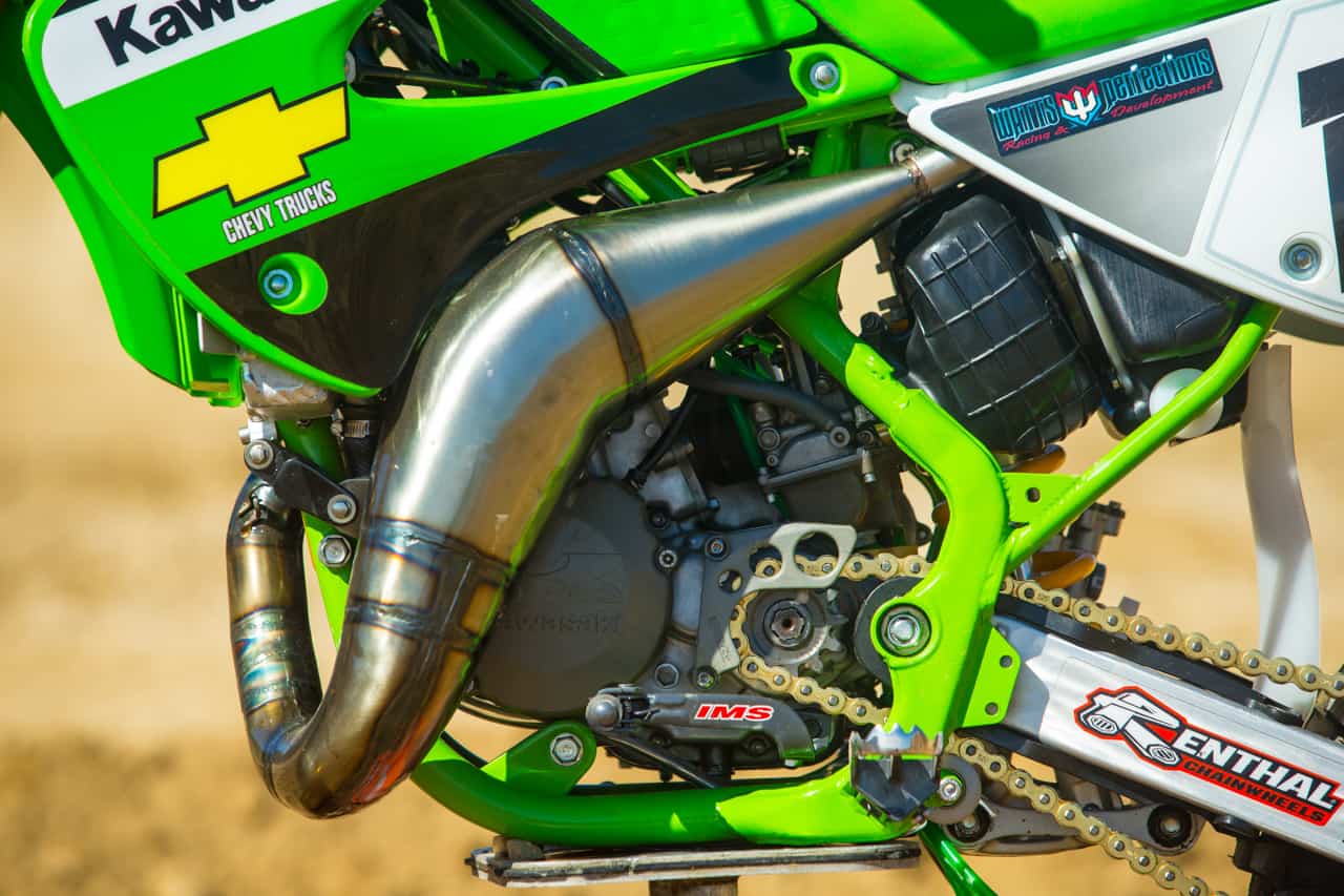 TWO STROKE TUESDAY 1991 KX80 CHASSIS WITH KX125 ENGINE