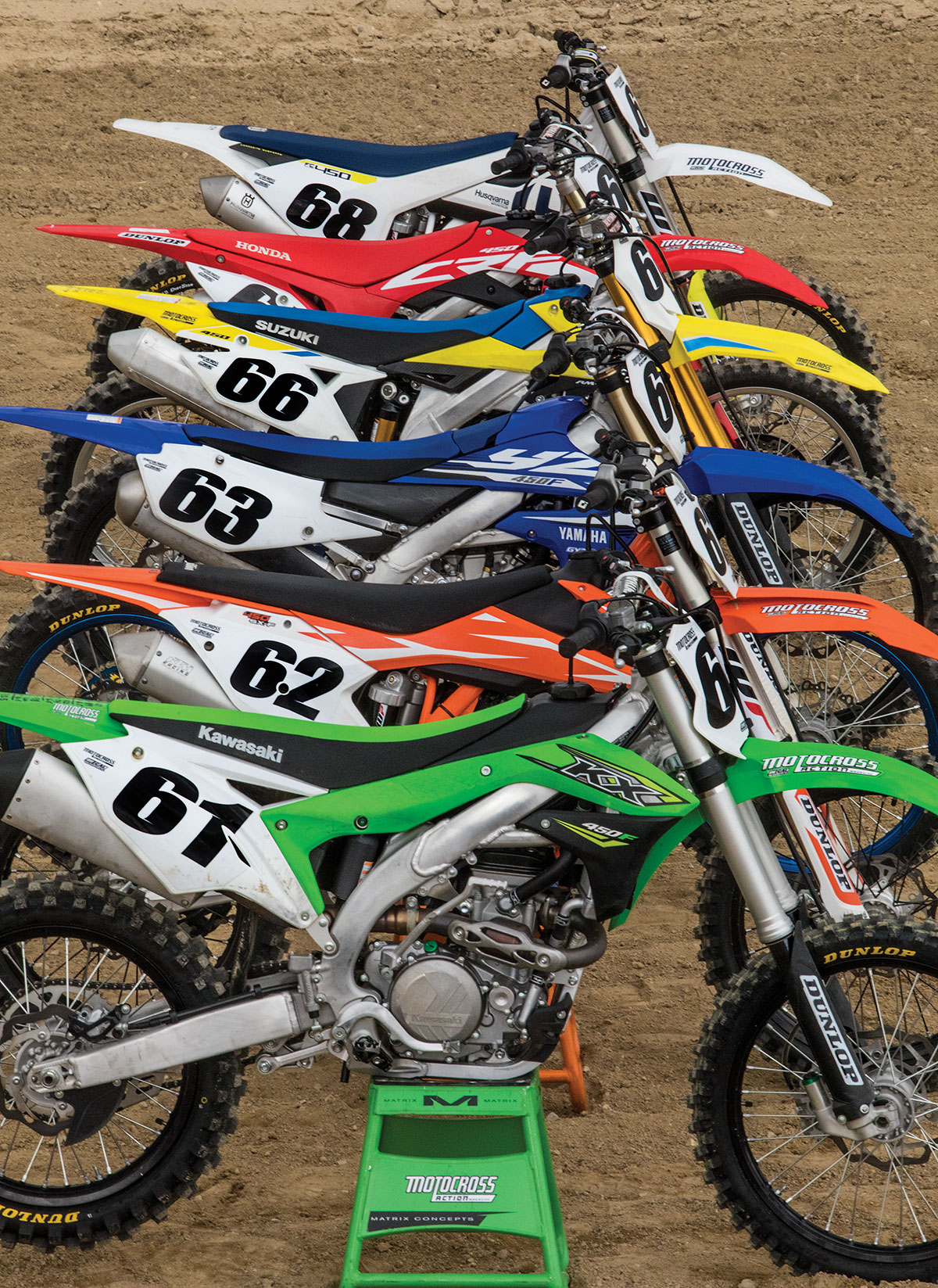 18 Motocross Action 450 Shootout The Complete Test Text Truth Motocross Action Magazine
