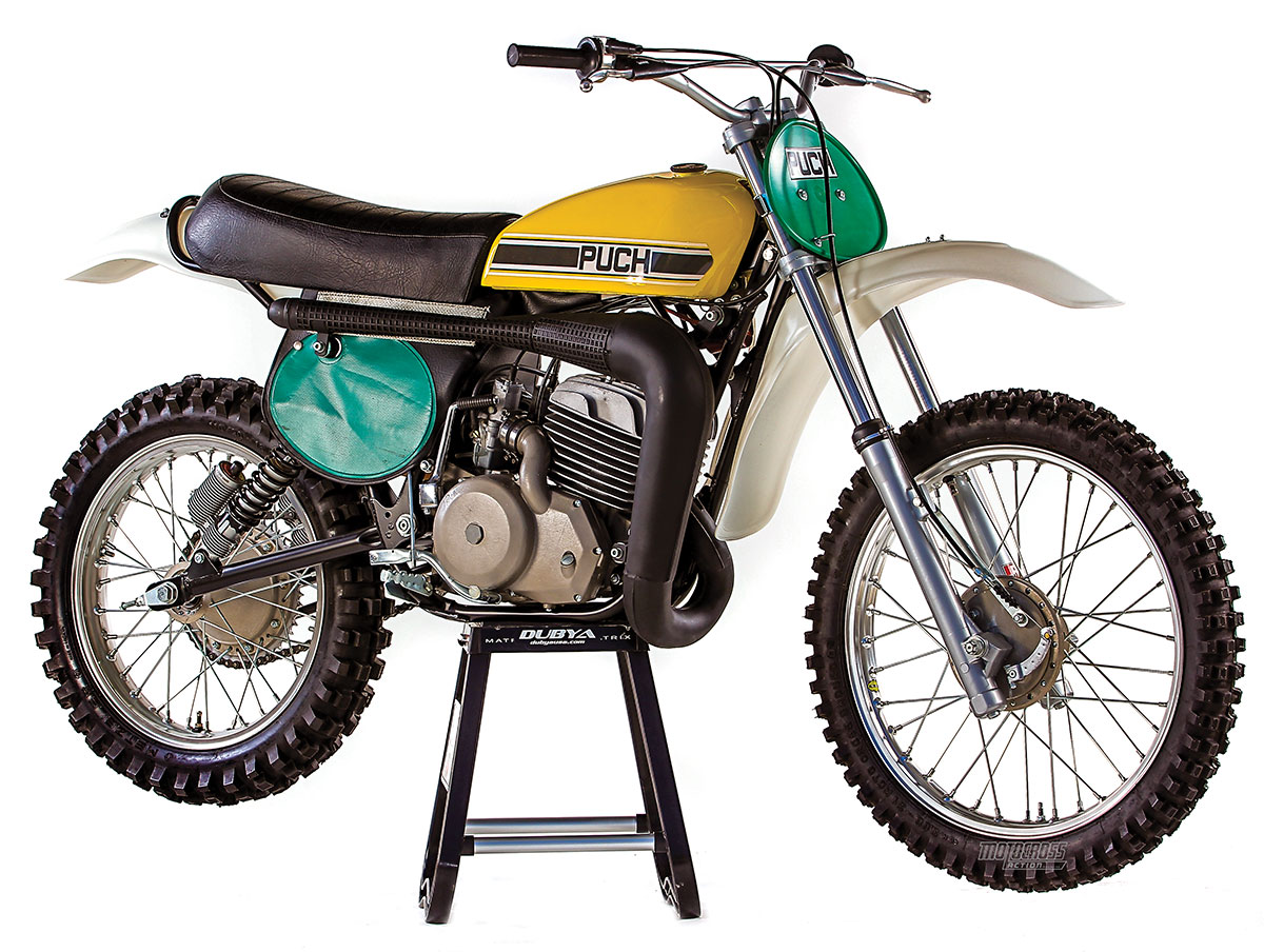 クラシックモトクロスアイアン：1976 PUCHMC250ツインキャブレター ...