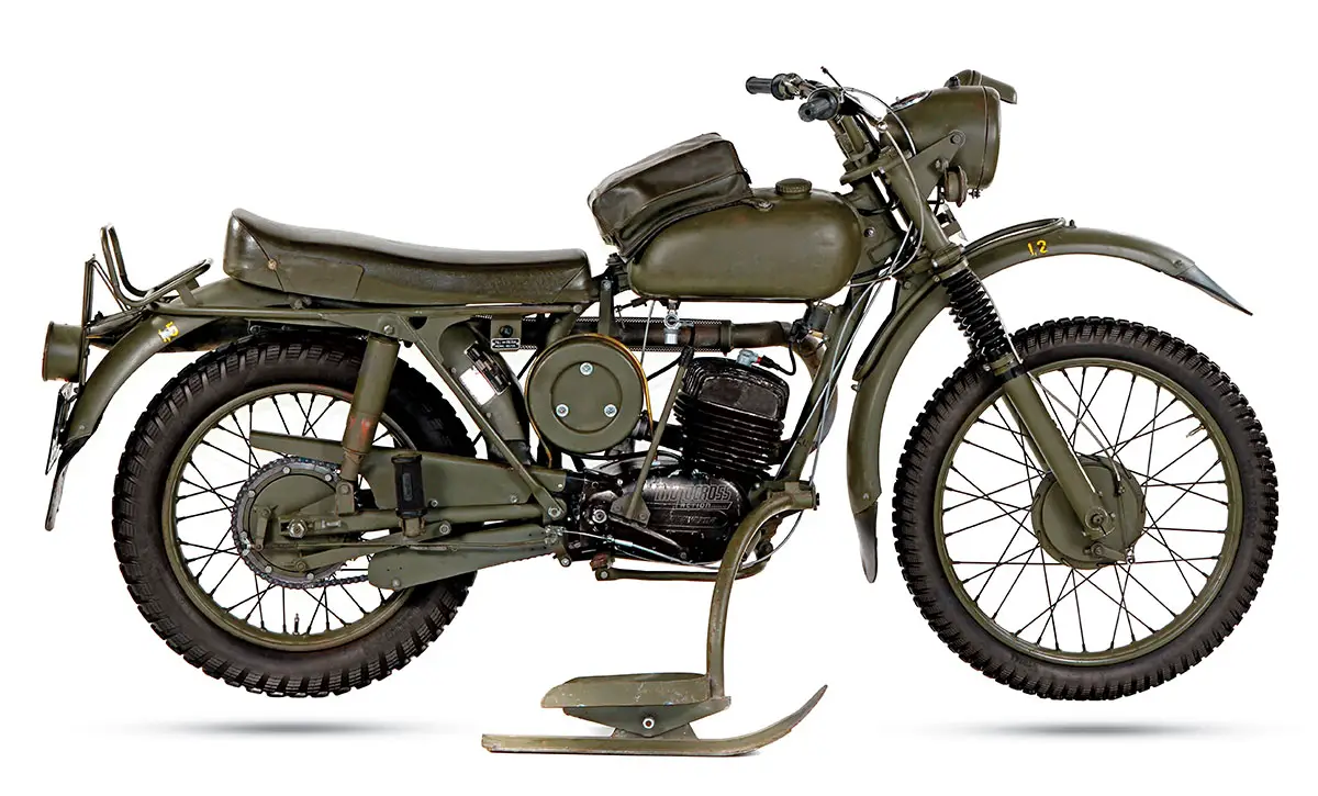 クラシックモトクロスアイアン 1968 Husqvarna Kaf256a Military 250 モトクロスアクションマガジン