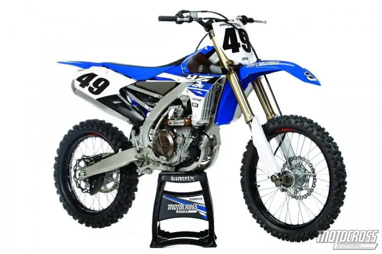 Mirror image: It doesn’t look a lot different than last year’s YZ450F, but something has changed under the hood.