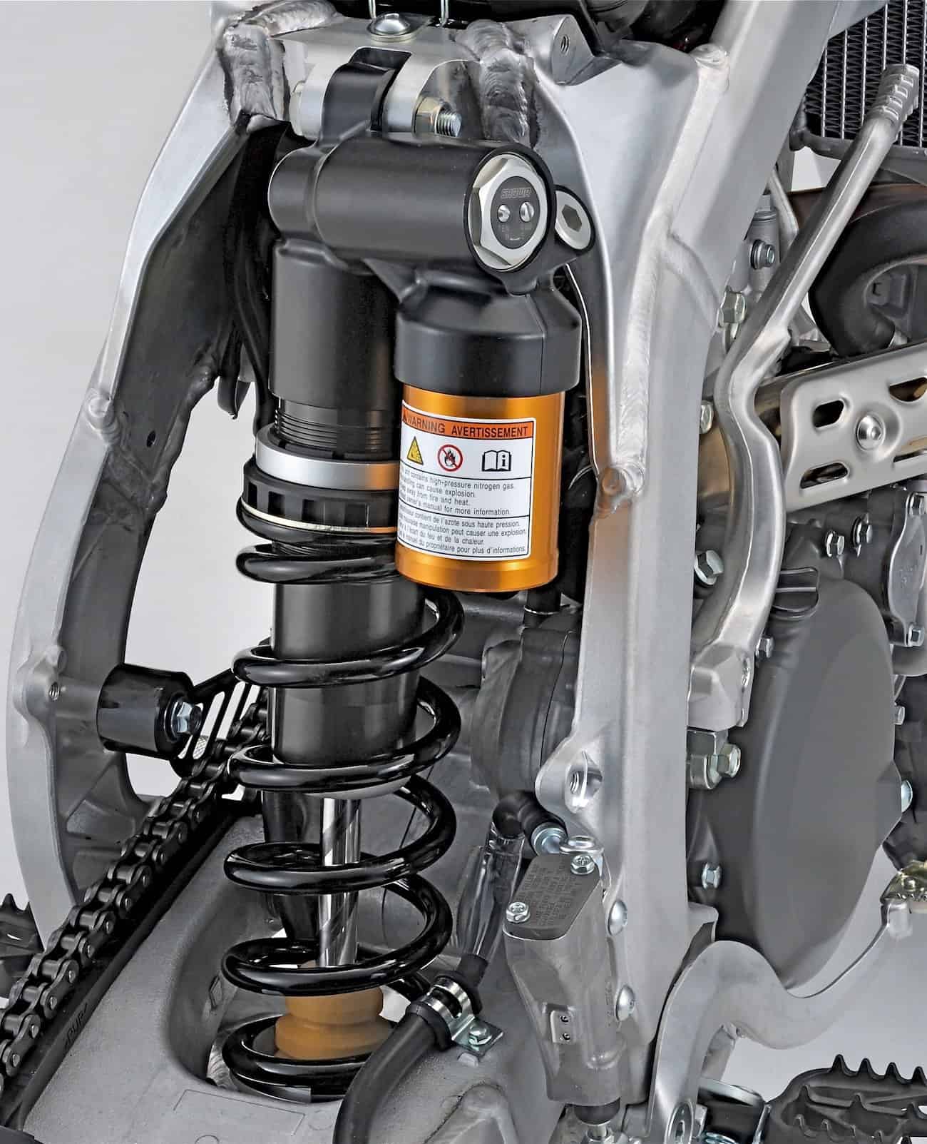 MXA PRODUCT SPOTLIGHT: RACE TECH RM-Z450 BFRC SHOCK GOLD VALVE