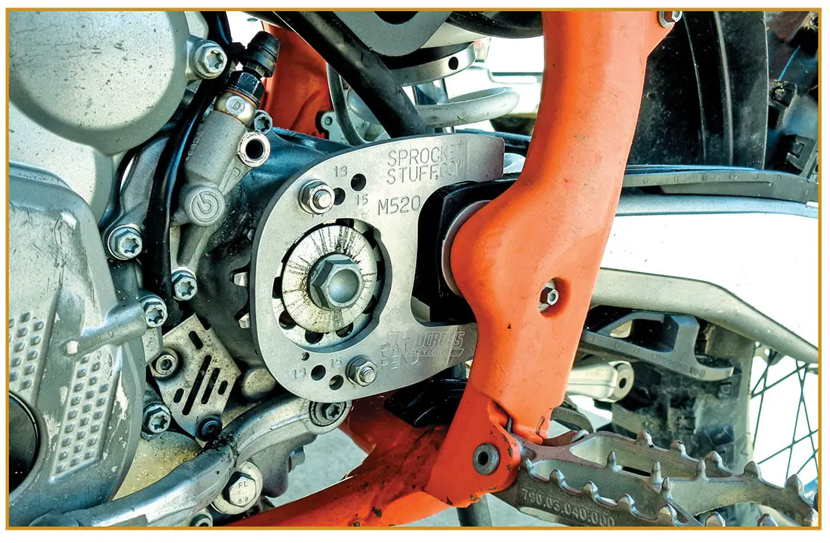 Ktm front hot sale sprocket install