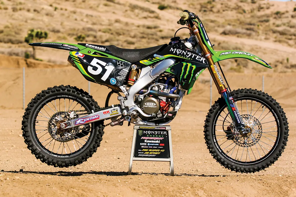 Kawasaki KX250X, Motocicleta de Competição