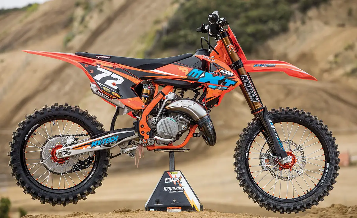 Mxa Rides Mx Tech S Ktm 125sx Project Bike Motocross Action Magazine