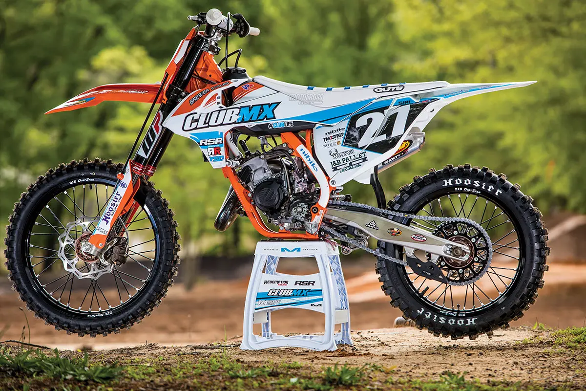 Carta da parati con logo motocross ktm