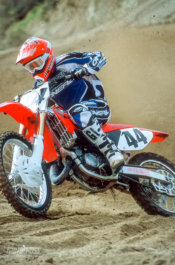 ON THE RECORD COMPLETE TEST OF THE 2005 HONDA CR125 Motocross Action
