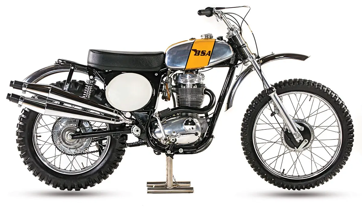 クラシックモトクロスアイアン：1974 BSAB50MX-モトクロスアクション