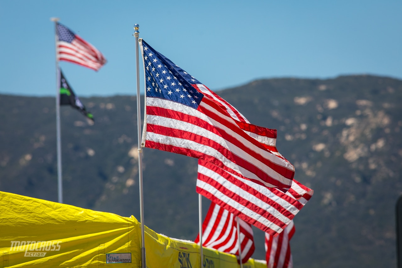 Bandera americana 2019 Fox National pala motocross raceway-7867