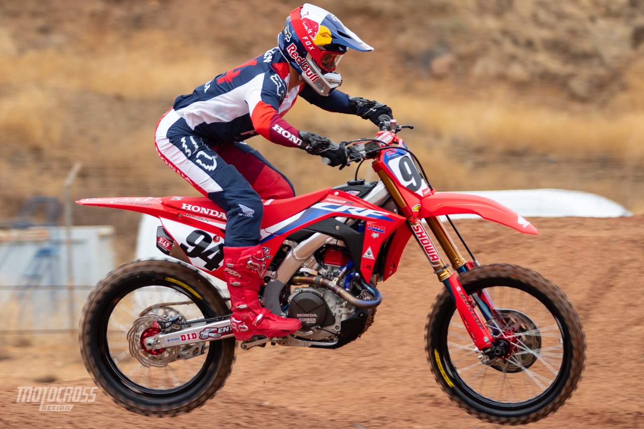 Factory Honda S Supercross Motocross Line Up Motocross Action Magazine