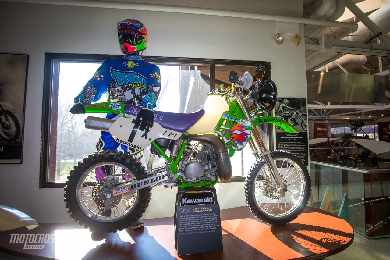 DANNY HAMEL KX500 AMA Hall of Fame de la moto - 0761-2