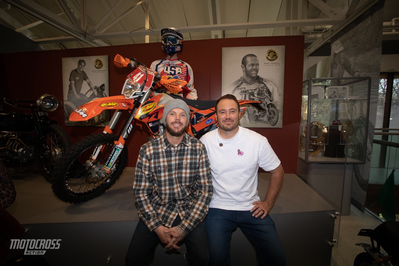 Daryl Ecklund Bobby Steffan AMA Motorrad Hall of Fame -0815