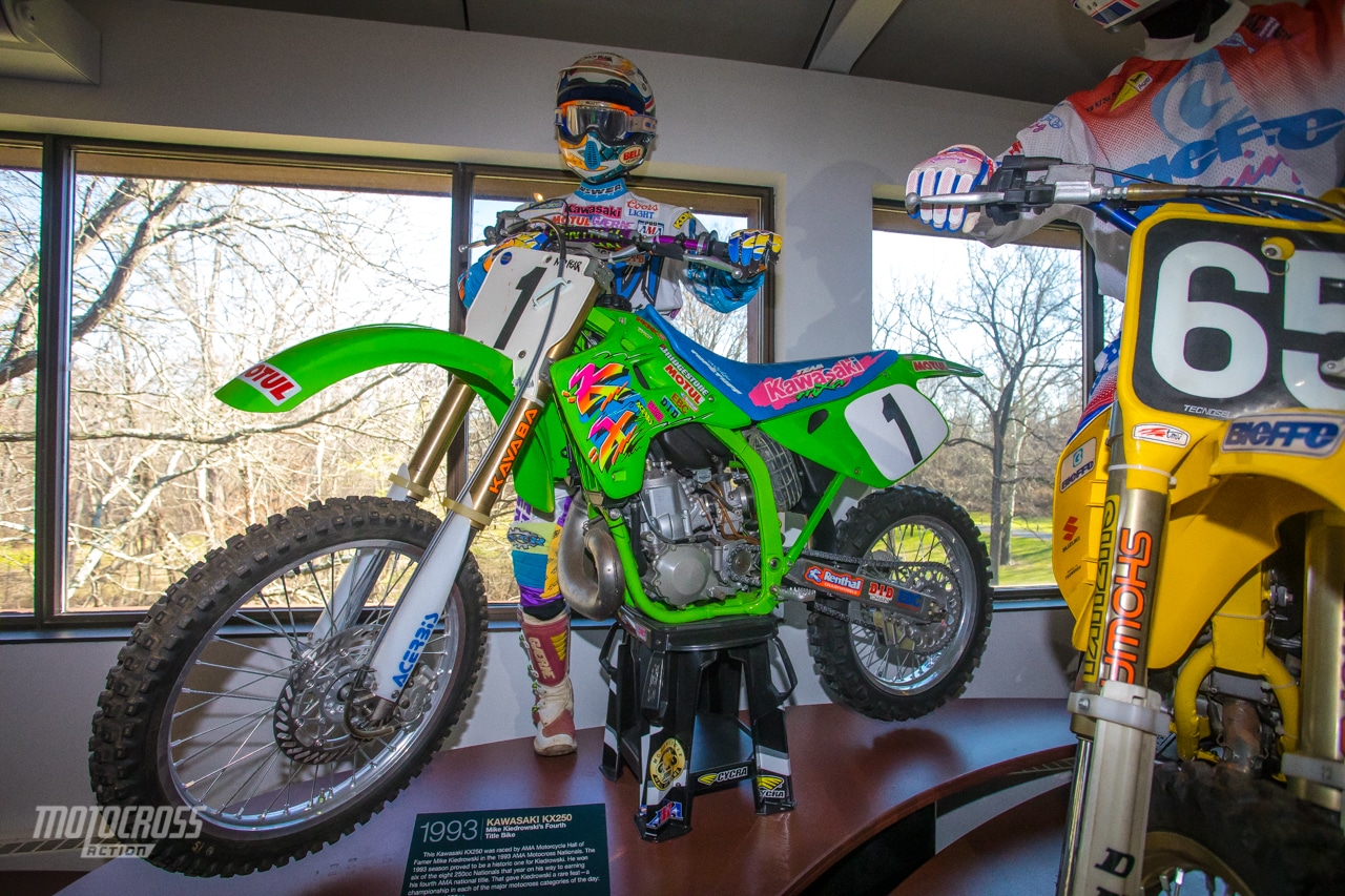 Mike Kiedrowski 1993 KX250 AMA Motorcycle Hall of Fame