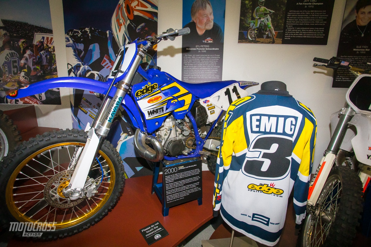 Jeff Emig 2000 Yz250 AMA Motorcycle Hall of Fame - 0850