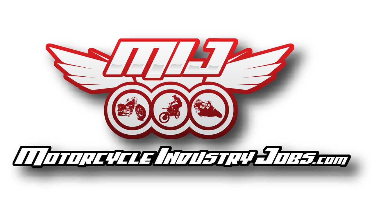 Logotipo de empregos de indústria de motocicleta