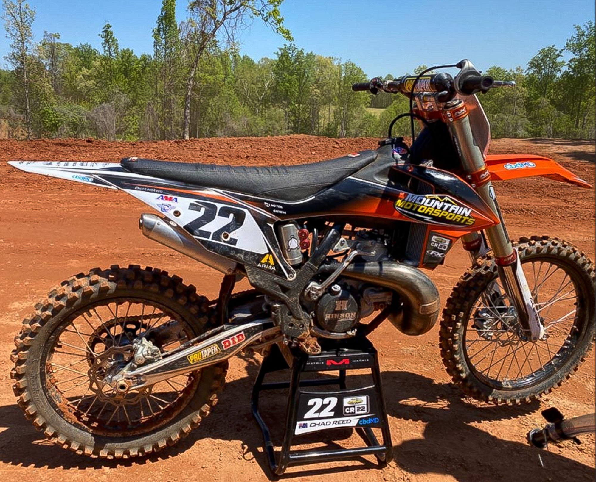Chad Reed's Mountain Motorsports KTM 250sx δίχρονο