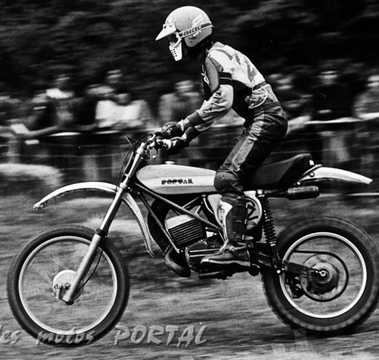 Denis Portal was the 1966 250 French National Motocross Champion. He started at BPS, but had a disagreement over private-labeling SWMs and BPS's. So,he started Portal Motorcycles.