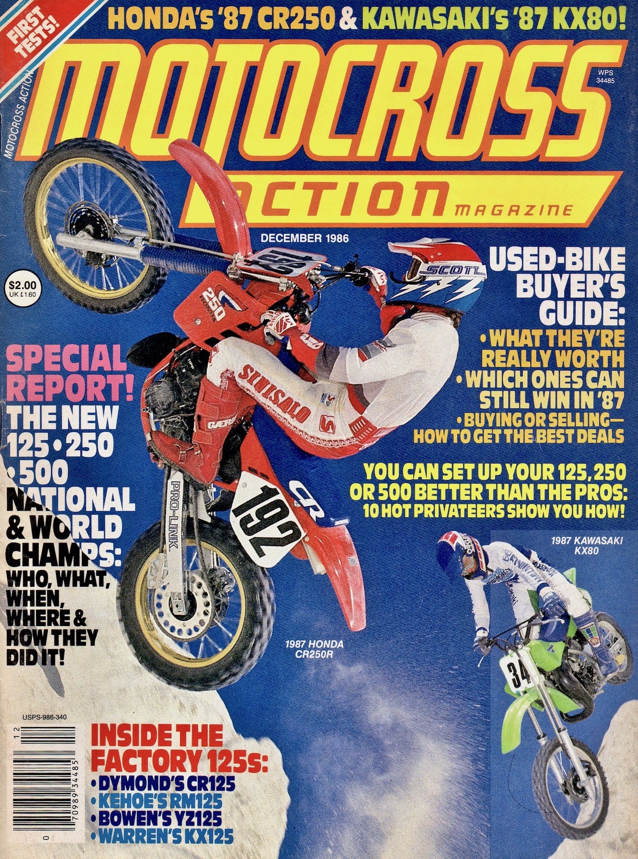 NÓS MONTAMOS DAVID O'CONNOR'S VET MXDN 2002 YAMAHA YZ250 - Motocross Action Magazine