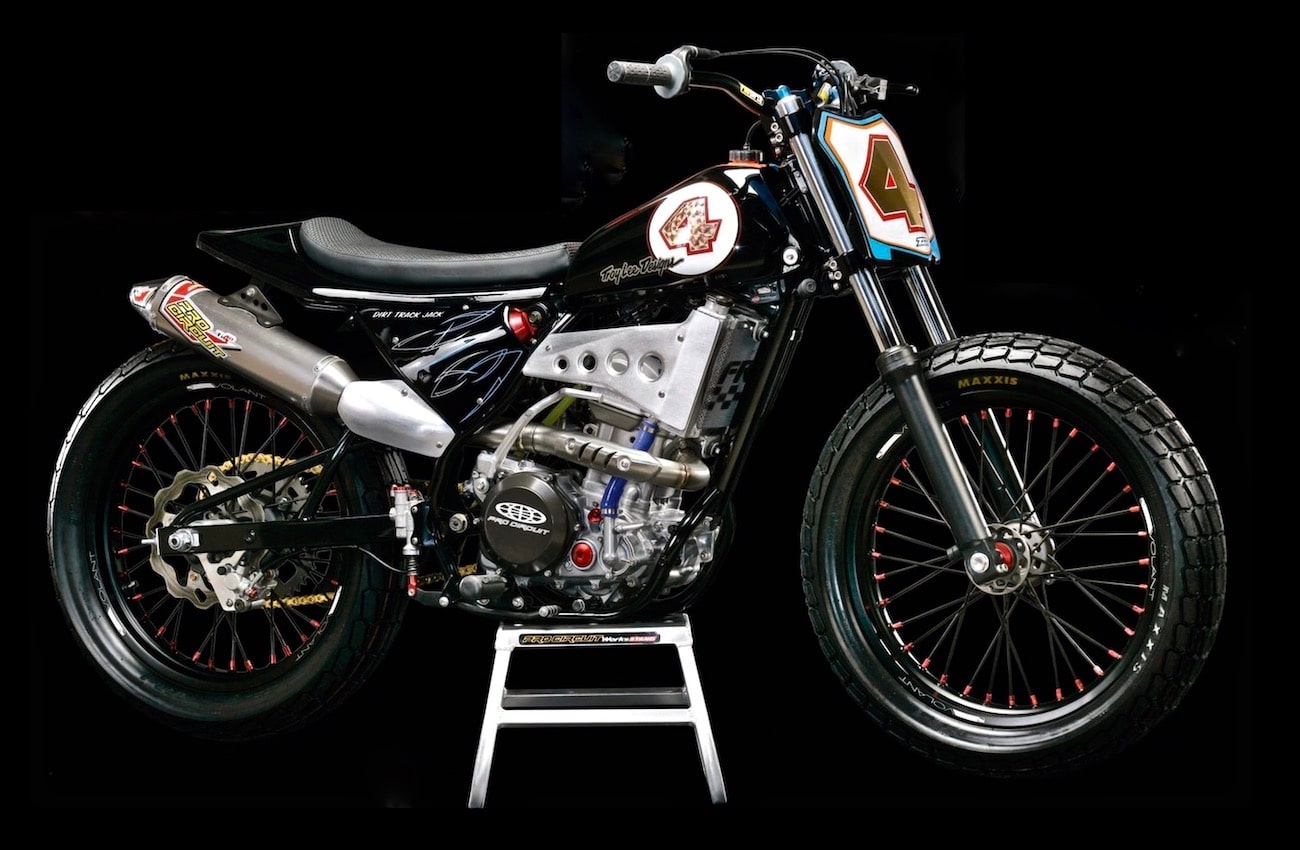 flat tracker exhaust