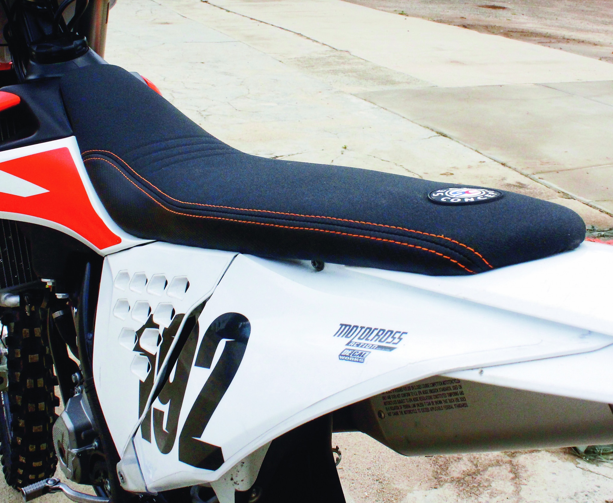 Funda de asiento motocross SUZUKI supergrip