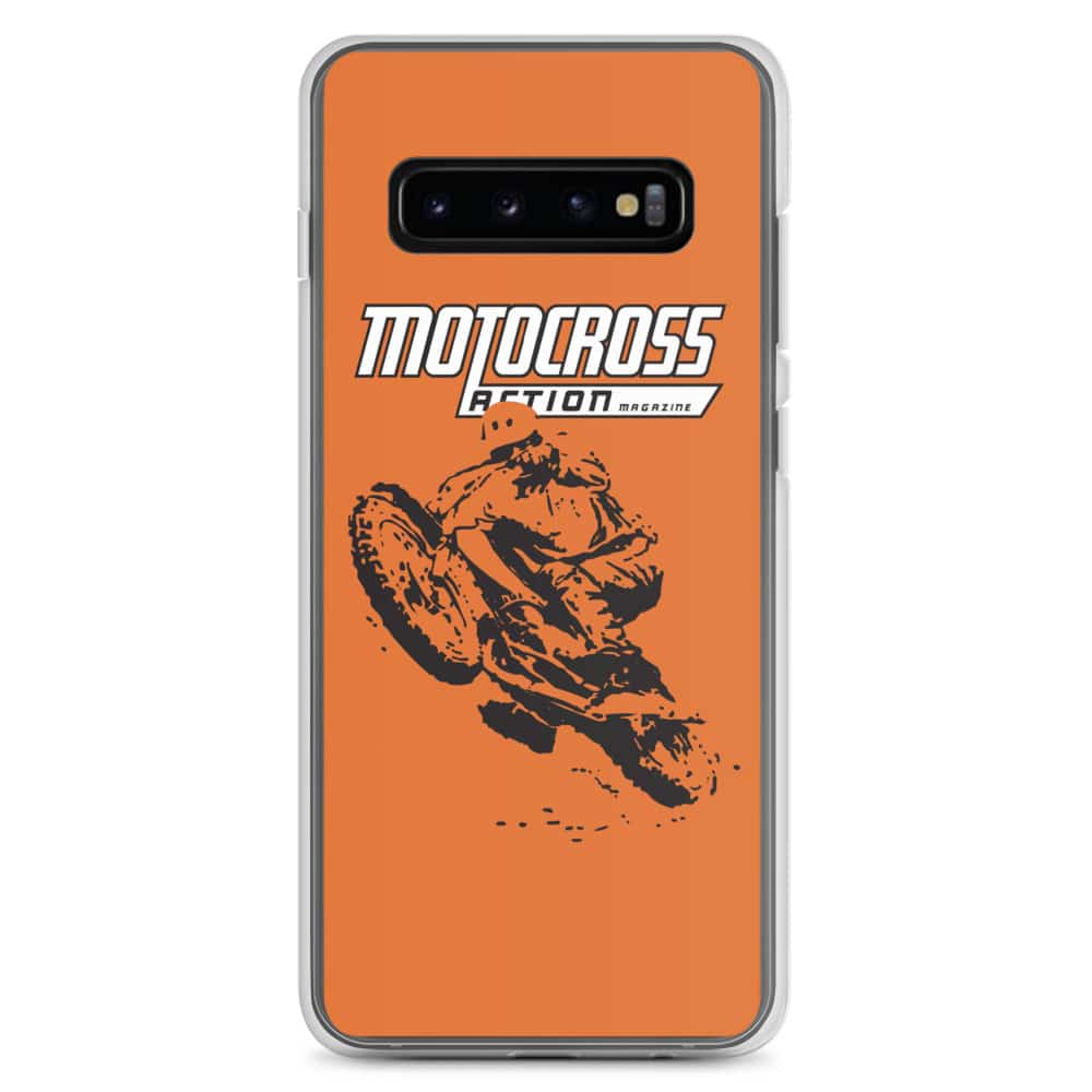 Vintage Motocross Action Samsung Hoesje - Magazine