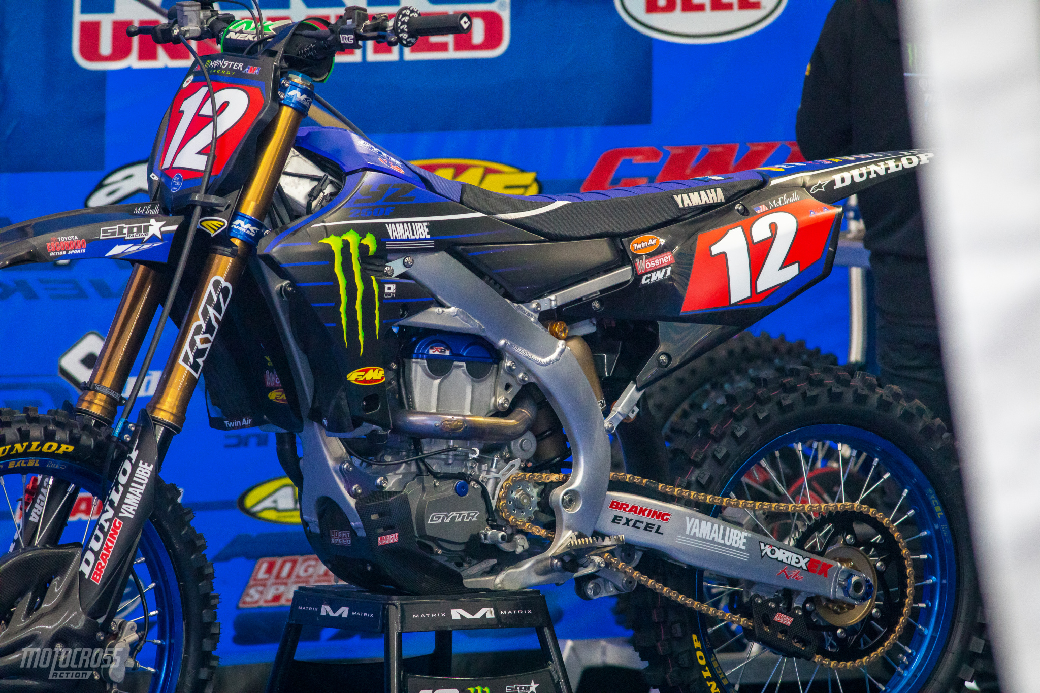 Shane McElrath czerwony talerz 2020 SALT LAKE CITY SUPERCROSS ROUND 3 -2199