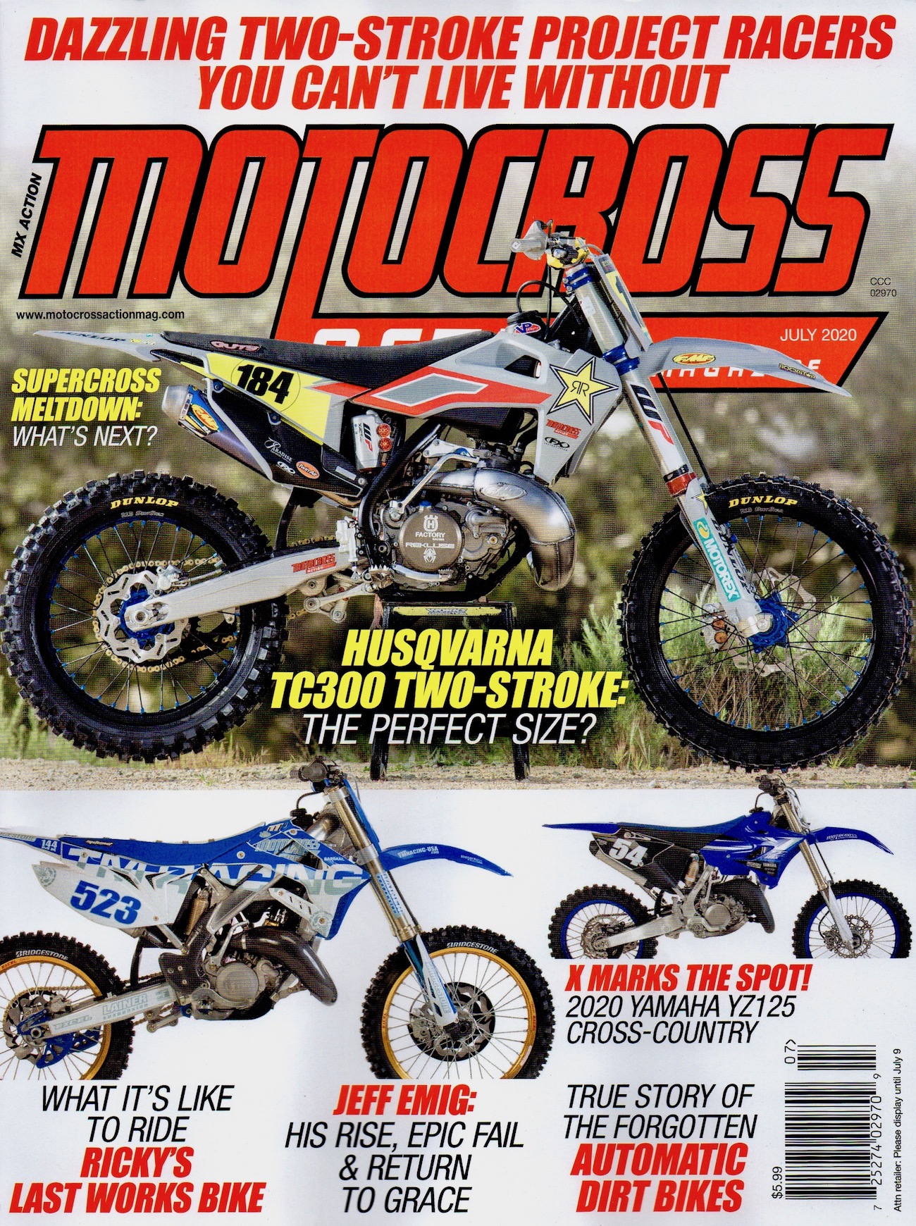 CAMPIONATO DEL MONDO A DUE TEMPI MXA HUSQVARNA TC300 PROJECT RACER -  Motocross Action Magazine