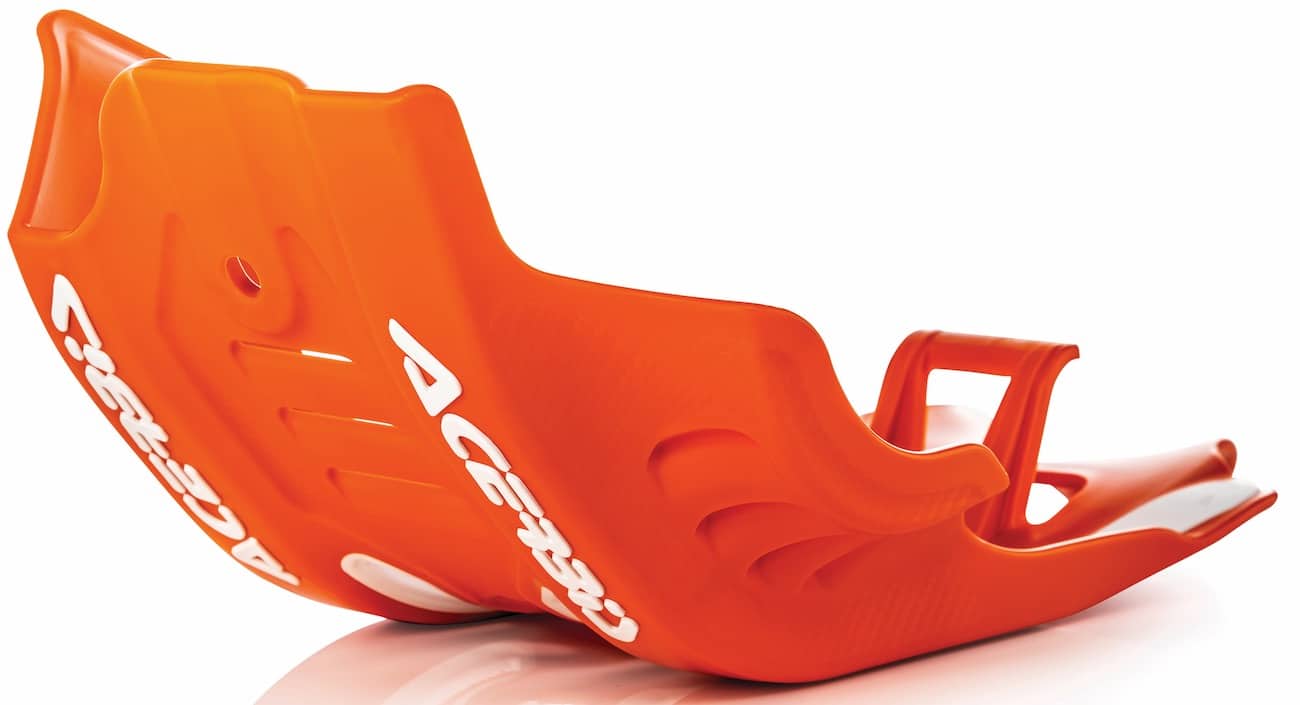 MXA TEAM TESTED: ACERBIS POLYPROPYLENE KTM SKID PLATE - Motocross ...