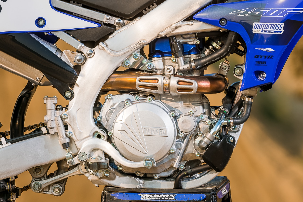 2022 Yamaha YZ450F motor