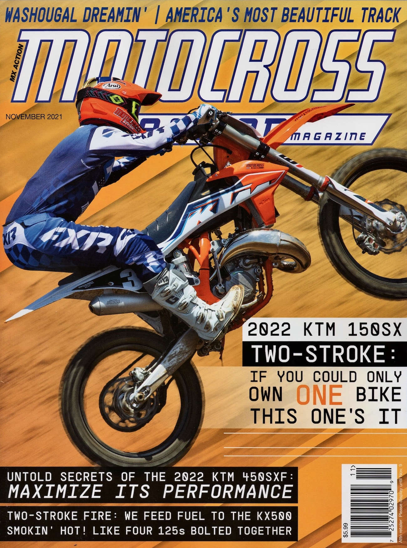 2022 Husqvarna TC125 Two Stroke TESTED - Motocross Action Magazine