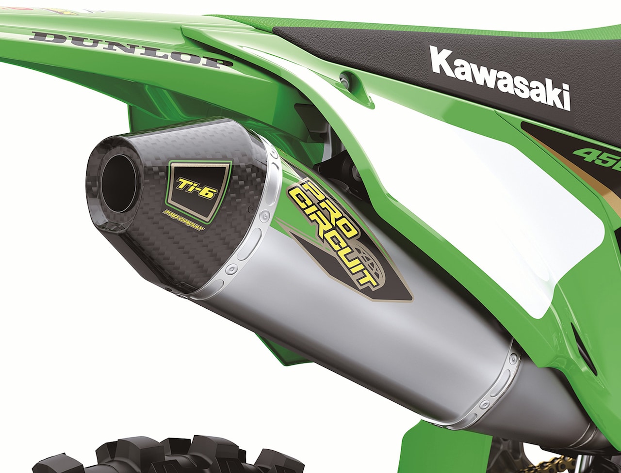 2022 Kawasaki KX450 SR Factory Edition- Pro Circuit-uitlaat