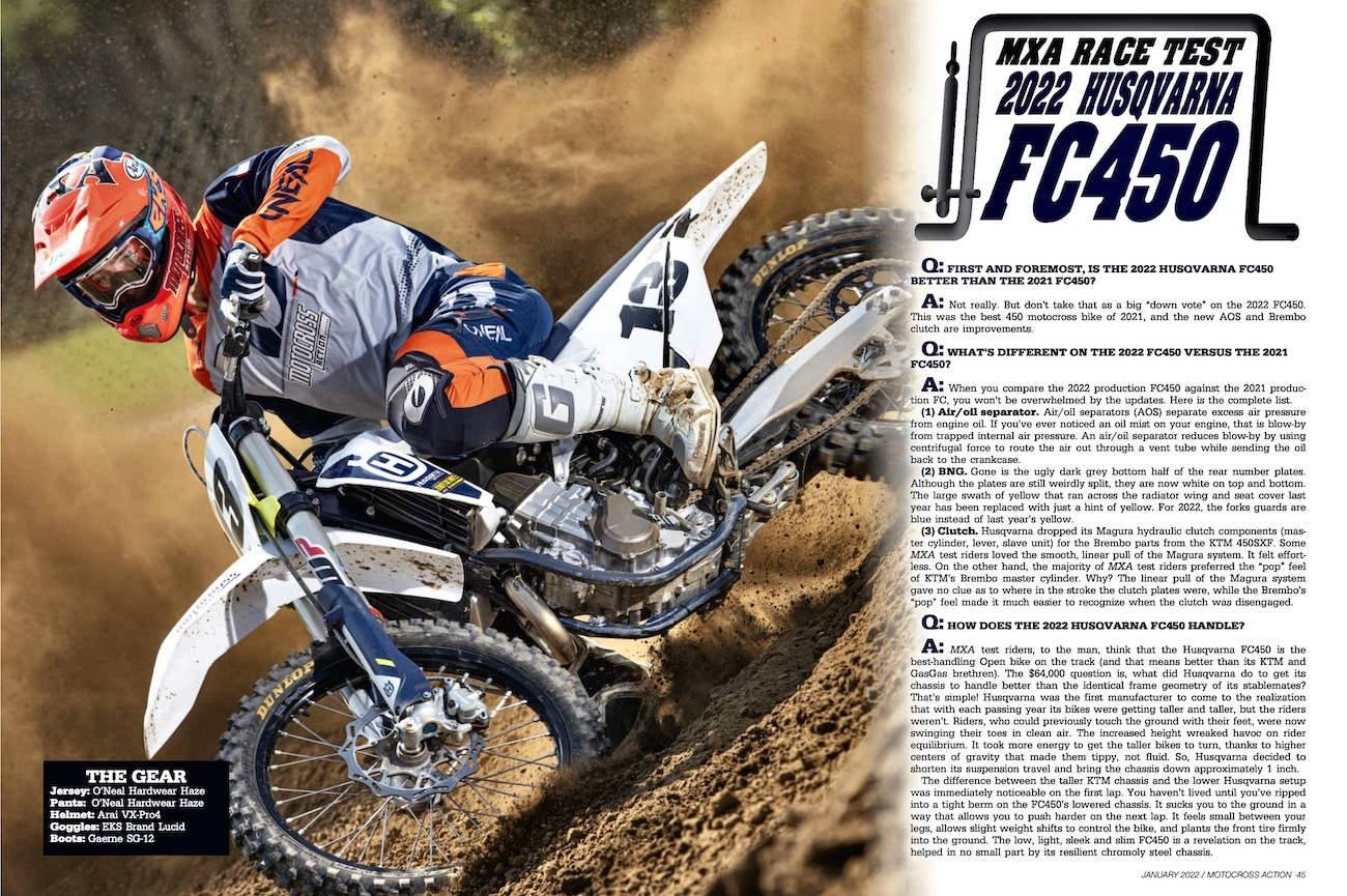 2022 MOTOCROSS BIKE BUYER'S GUIDE - Dirt Bike Magazine