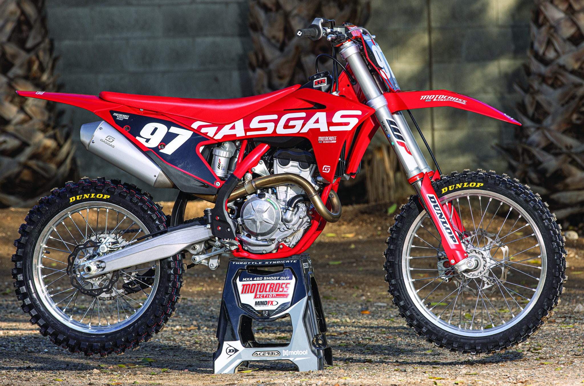 Moto Cross GUNSHOT 250 MX-2 Rouge 2022