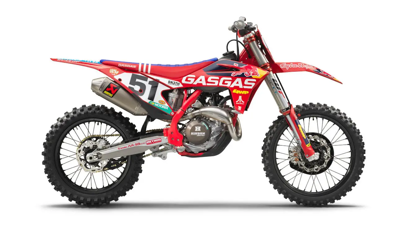 GASGAS MC 450F Troy Lee suunnittelee Motocross Bike-2:n