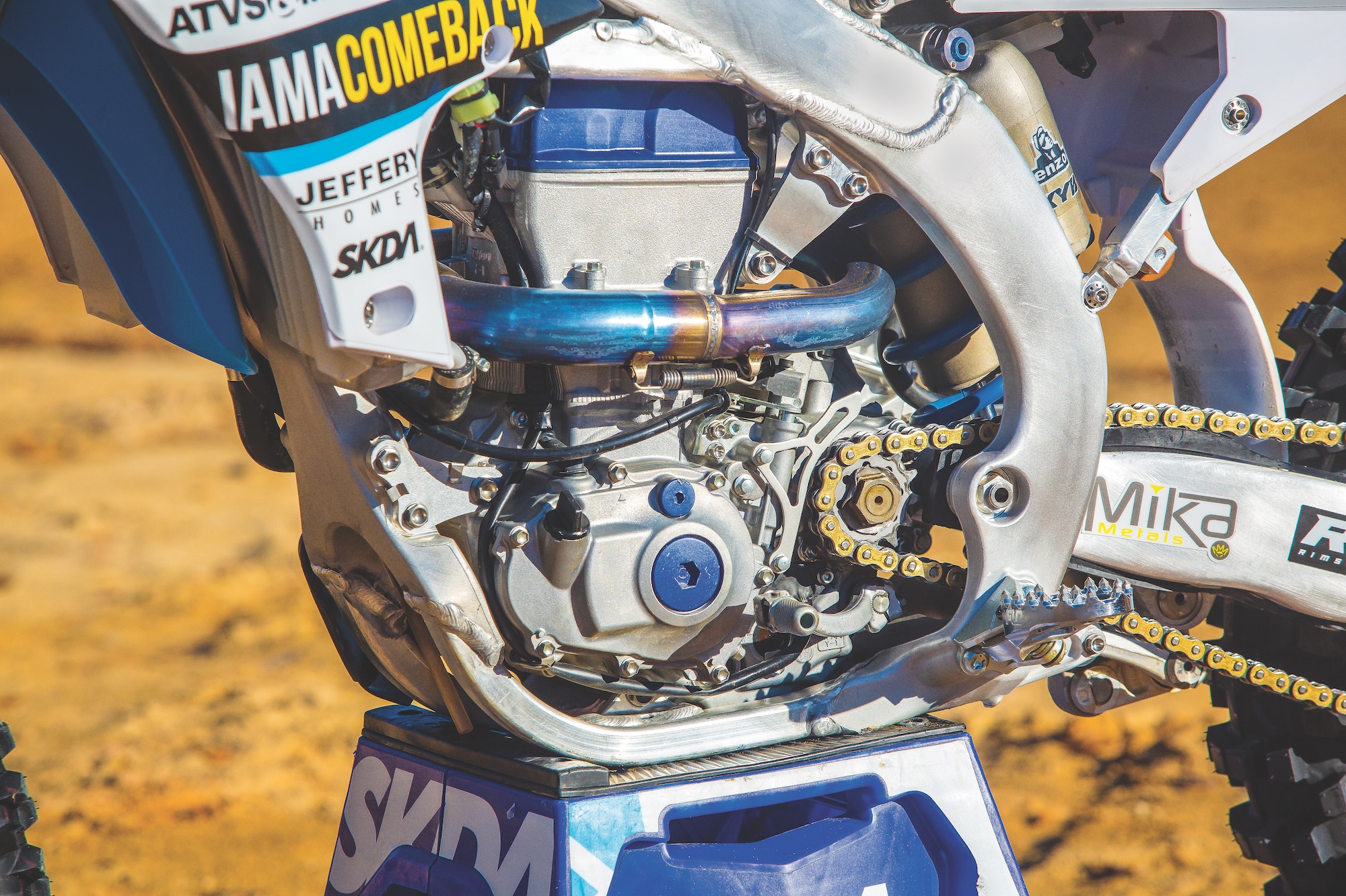 Alex Martin ClubMX Yamaha YZ450F engine