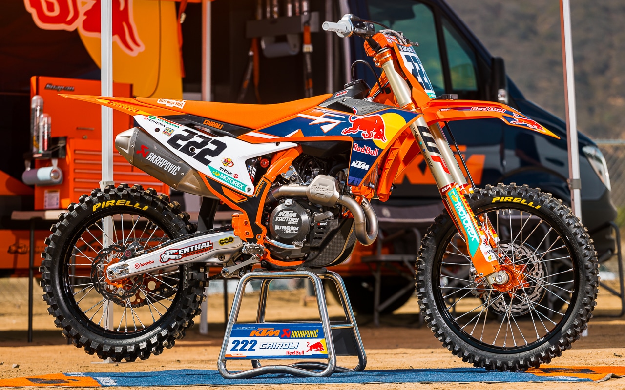 TONY CAIROLIのAMA 450 NATIONAL KTM 450SXFに乗る-モトクロスアクションマガジン