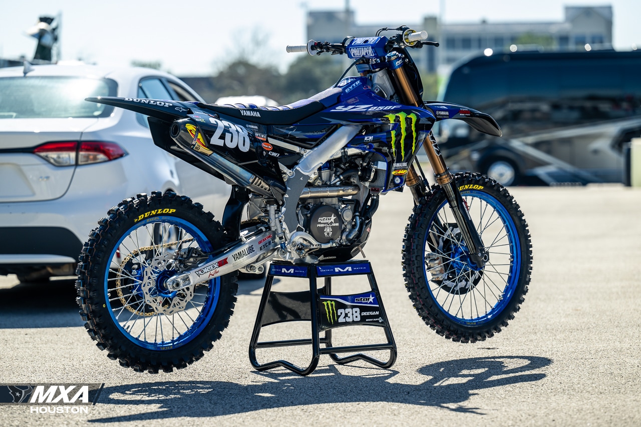 HAIDEN DEEGAN'S STAR RACING YAMAHA YZ250Fの内部