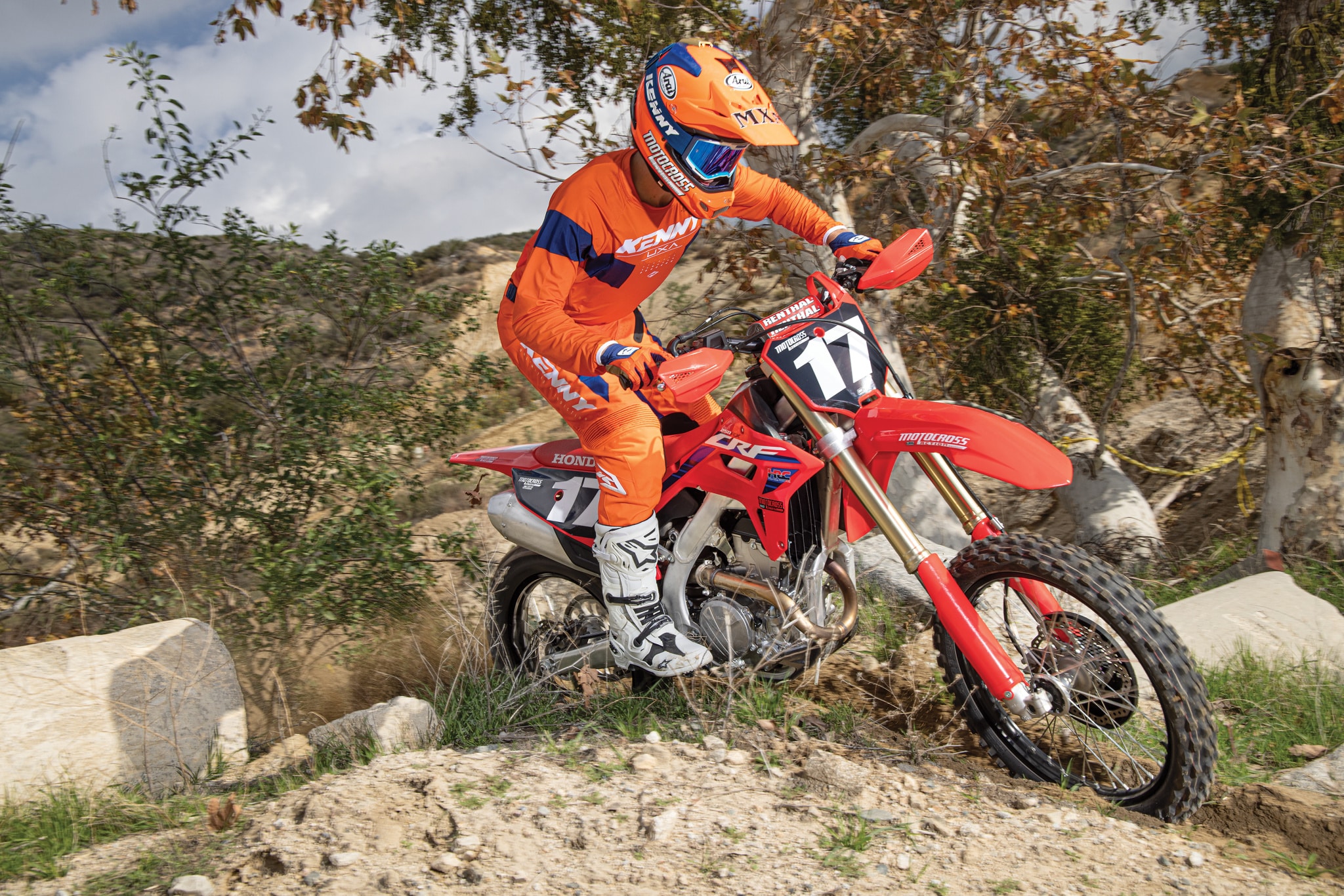 Honda CRF 450 R сноубайк