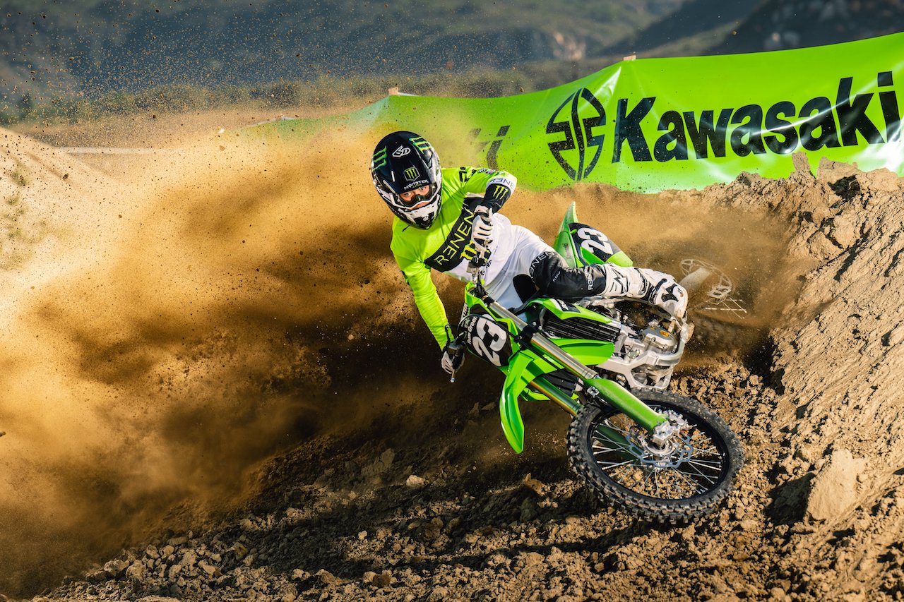 kawasaki racing dirt bikes