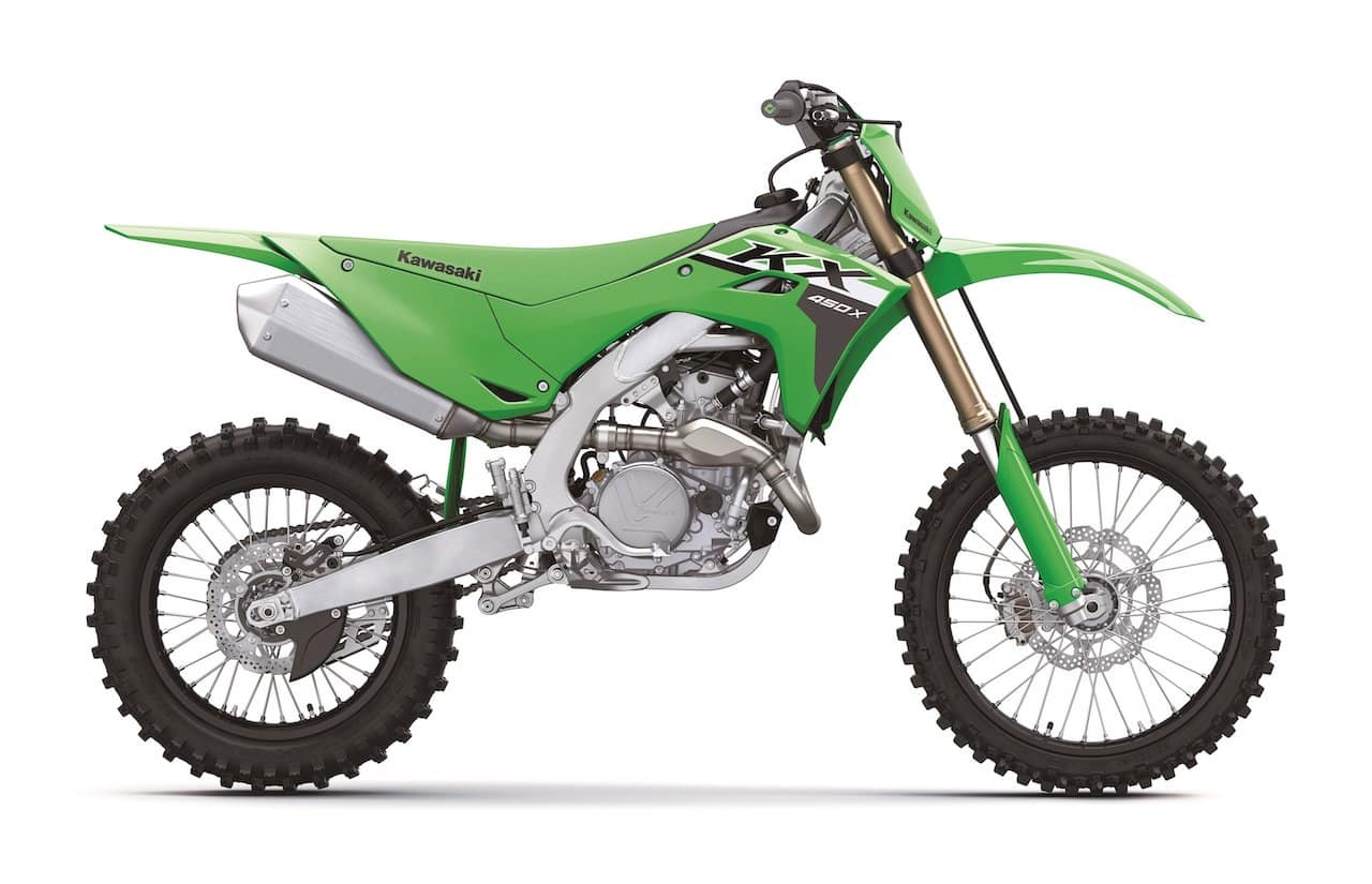 2024 Kawasaki KX450X bici da fondo