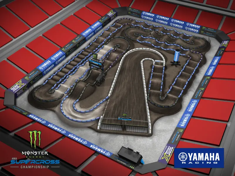 2025 MONSTER ENERGY SUPERCROSS TRACK MAPS REVEALED