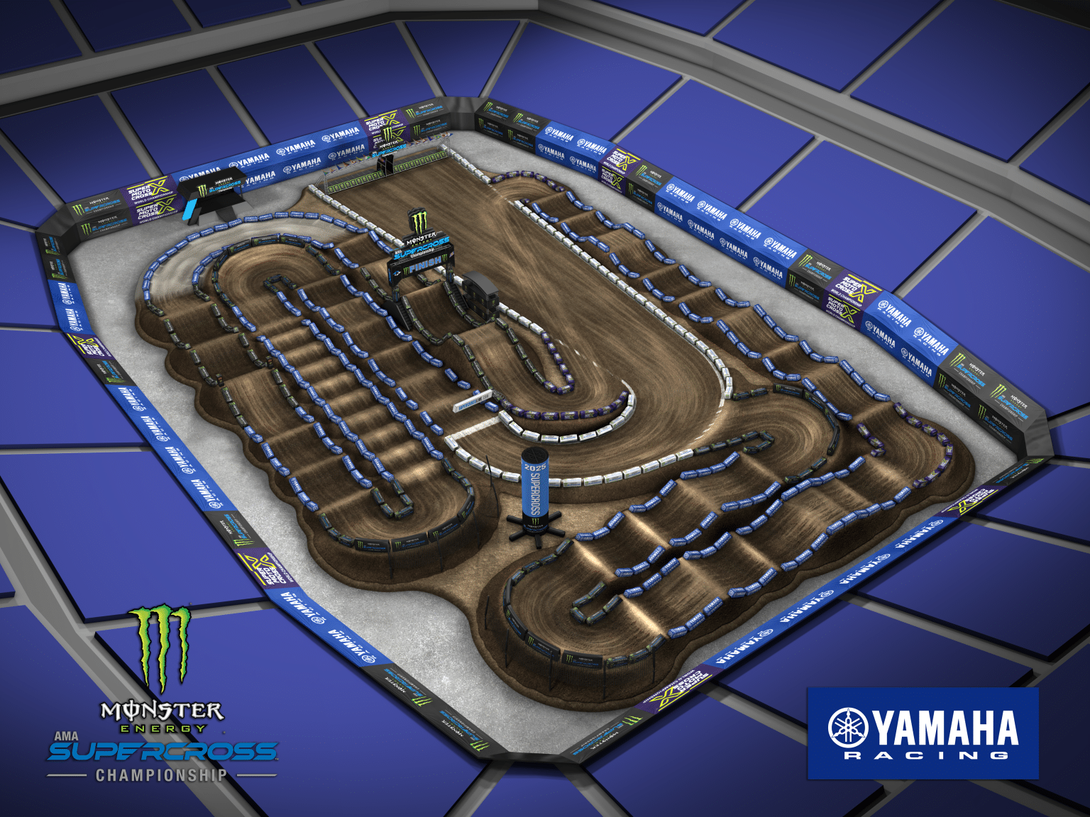 2025 MONSTER ENERGY SUPERCROSS TRACK MAPS REVEALED