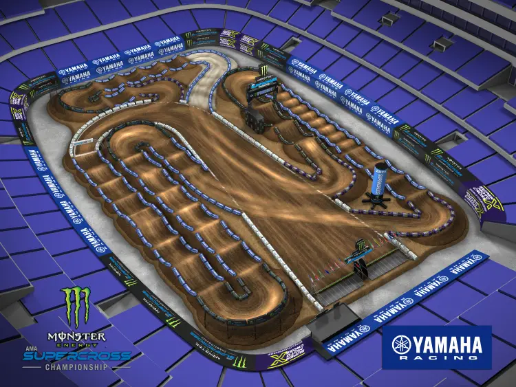 2025 MONSTER ENERGY SUPERCROSS TRACK MAPS REVEALED